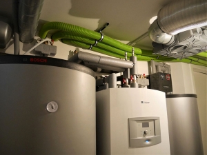 Neubau eines Niedrigenergiehauses